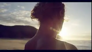 man watching the waves at sunrise - Stock Video Footage