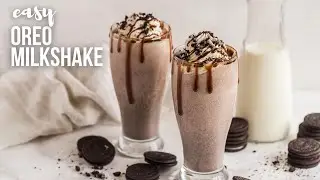 EASY Oreo Milkshake: just 5 ingredients! | The Recipe Rebel
