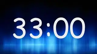33 Minutes Timer / Countdown from 33min