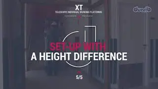 Presentation of the XT telescopic individual working platforms on site