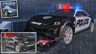 Police Sim 2022 - NEW OVILEX GAME - PORSCHE TAYCAN Police car driving - Android Gameplay #7