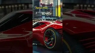 Ferrari F100 AI Concept Cars | Futuristic Ferrari Reimagined by AI! #shorts