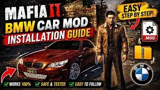 BMW Car Mod In Mafia 2 & Made Man DLC Mod (Quick Guide line)