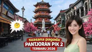 Berasa Di Negeri China !? Suasana Pagoda Pantjoran PIK 2 Di Tahun 2026