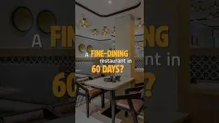⏱️ Fine Dining Restaurant Built in 60 Days | Nasmah Builds ✨🍴 #abudhabidesign