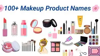 makeup product names in English