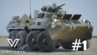 Armored Vehicle Movement Turret Shooting and Effects BTR Part 1 UE5 Tutorial (PR Files)