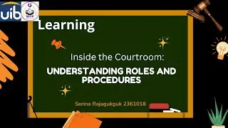 Inside the Courtroom ⚖️ | Understanding Roles and Procedures in Legal English