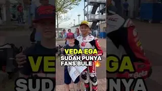 Momen Veda Ega podium 1 🔴 round 2 🇯🇵 race 2 #vedaegapratama #motogp