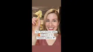 New Year's Eve Fortune Telling✨ Have you tried this tradition before? Let me know! #shorts #nye2023