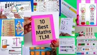 10 Best Maths TLM | 10 TLM For Primary School | Maths TLM