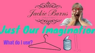 Just out Imagination using Tin Can, Wire Hanger, and DT Paper Towel Holders.