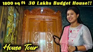 home tour// 30 lakhs budget house with lots of new ideas🤑 1800sq.ft 2BHK independent house//RMviews😍