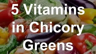 5 Vitamins in Chicory Greens - Health Benefits of Chicory Greens