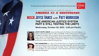 Joyce Vance with Patt Morrison | America at a Crossroads
