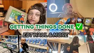 SMALL EBT HAUL// RUNNING ERRANDS & AMAZON UNBOXING 😱