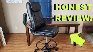 Misolant Drafting Chair Review &ndash; Best Tall Office Chair? #amazonfinds #ErgonomicChair