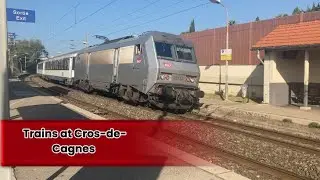 Trains at Cros-de-Cagnes
