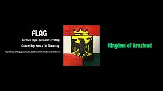 The Kingdom Of Grazland #mapping #art #flag #europe 