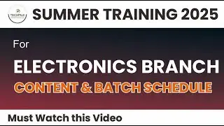 🚀 𝐄𝐥𝐞𝐜𝐭𝐫𝐨𝐧𝐢𝐜𝐬 𝐄𝐧𝐠𝐢𝐧𝐞𝐞𝐫𝐢𝐧𝐠 𝐒𝐮𝐦𝐦𝐞𝐫 𝐓𝐫𝐚𝐢𝐧𝐢𝐧𝐠 𝟐𝟎𝟐𝟓 || 𝐇𝐨𝐬𝐭𝐞𝐝 𝐛𝐲 𝐓𝐞𝐜𝐡𝐩𝐢𝐥𝐞 𝐓𝐞𝐜𝐡𝐧𝐨𝐥𝐨𝐠𝐲