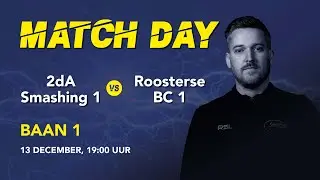 Eredivisie 2dA Smashing vs Paul Knip Keukens ROOSTERSE BC Baan 1