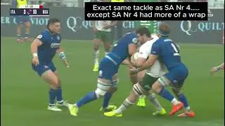 Should there have been 8 red cards in the game between the Springboks & Italy?
