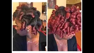 The Best Perm Rod Set EVAAAA! On Dry Stretched Hair