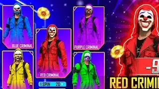 Red Criminal Bundle Return Free Fire All Criminal Bundle Return  Free Fire New Event FF New Event