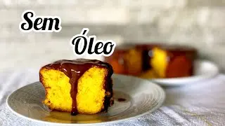 SEM ÓLEO/BOLO DE CENOURA AMANTEIGADO SUPER FOFINHO E FÁCIL DE FAZER