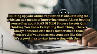 8 MLM Success Secrets On How To Build Up Your Authority