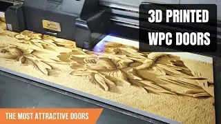3D PRINTED WPC DOORS | WPC DOOR  PRINTING PROCESS | UV FLATBED DOOR PRINTING MACHINE | EEZEE BOARD