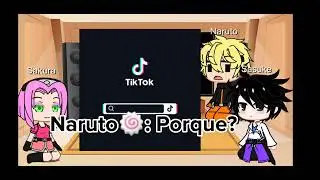el equipo 7 reacciona a Naruto villano (SasuNaru)
