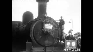ARCHIVE FOOTAGE OF THE ISLE OF WIGHT RAILWAY.