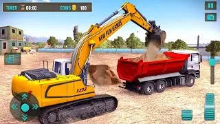 JCB Excavator Simulator -  Construction Games 2022 - Android Gameplay