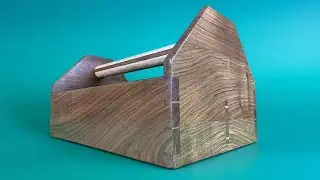 Wooden Tool Box Build - A Mitred Dovetail Tote