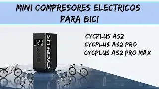 CYCPLUS AS2 PRO Y AS2 PRO MAX ⚡  - Mini compresores el&eacute;ctricos para bici 🚴