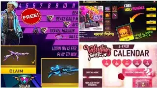 Squad Beatz Event Calendar | Valentine Day event free fire 2022