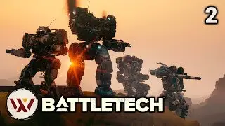 An Awesome Mission (no spoilers) -  #2 BATTLETECH Let's Play Campaign Gameplay