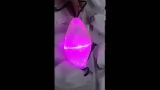 Flashing White LED Face Mask