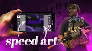 SPEED ART ON PS TOUCH | AVATAR | PS TOUCH | SPEED ART