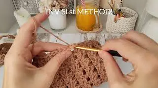 How to INV SL ST JOIN │ Invisible Join for Crochet Bags (Base + Sides + Handles + Finished Result)
