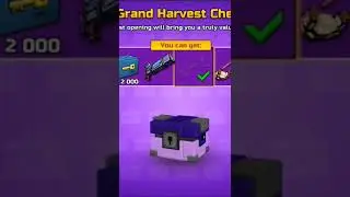Grand Harvest chest opening #pg3d #pixelgun3d #pixelgun #chest #opening #shorts
