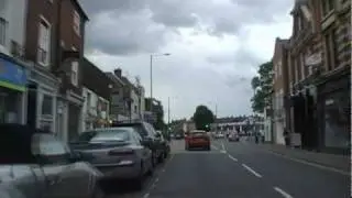 Driving On Malvern Road & Swanpool Walk, St Johns, Worcester, Worcestershire, England 9th July 2011