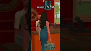 shopping in the sims 2 vs the sims 4 💀| the sims 4 #sims #thesims4 #sims4 #shorts