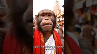 #monkey #vlogger #talking #monkey #ujjain #vlog