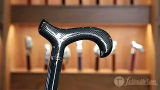 Exclusive Dr. House Flame Derby Cane - Carbon Fiber 3455