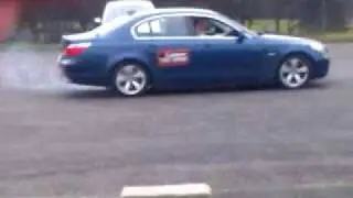 BMW 525d Burnout Fail