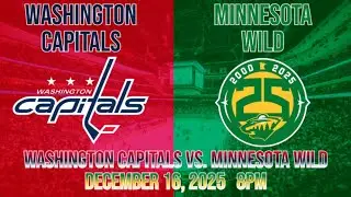 Washington Capitals vs. Minnesota Wild | (Live Reaction & Play-By-Play)