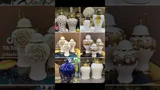 Ceramic Ginger jars  .#GingerJar #HomeDecor #CeramicJar #RoomDec
