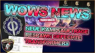 WoWs News ⚓ Transformer berechnet, Gratis Inhalte & Respawns in  World of Warships 🔥